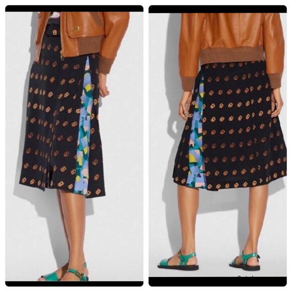 NWT Coach Pop Contrast Wrap Skirt With Tie Knee Length
Black $395 - Picture 1 of 15